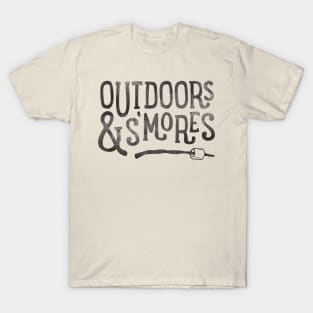 Outdoors and S'mores T-Shirt